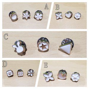 3Women's Cover Up Buttons Pin/Shirt Brooch Buttons